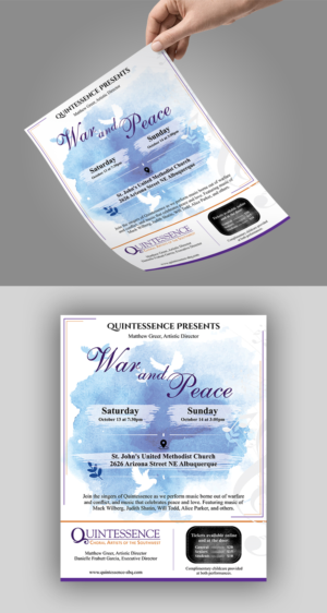 Flyer for Cool Choir Concert | Diseño de Flyer por ecorokerz