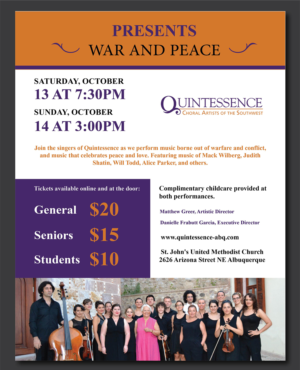 Flyer Design by A Y A N for St. John's United Methodist Church | Design: #19656187