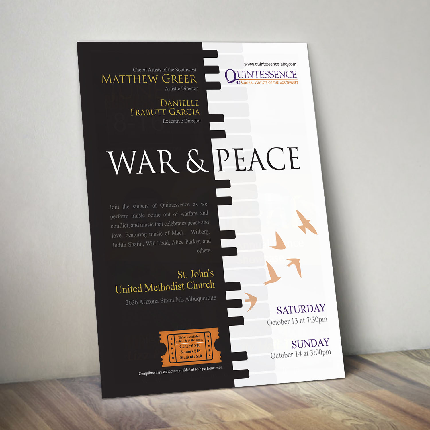 Diseño de Flyer por Payel Paul para St. John's United Methodist Church | Diseño #19642210