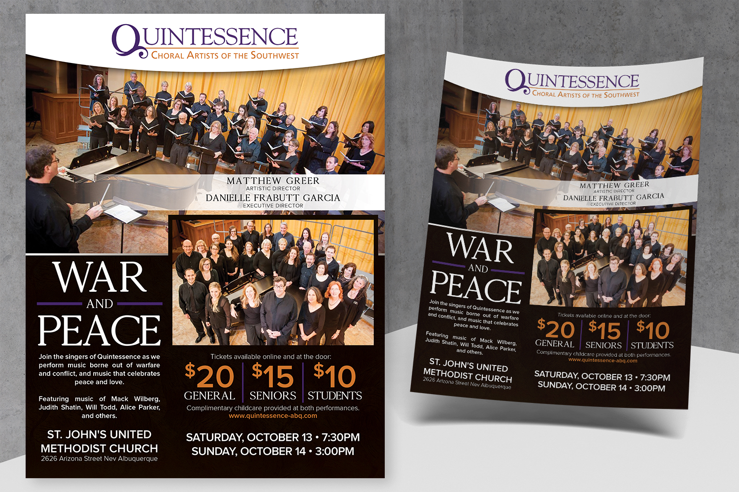 Flyer Design by EA5Designs for St. John's United Methodist Church | Design #19634759