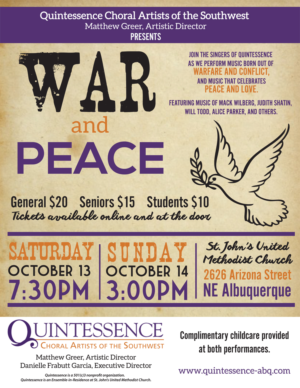 Flyer for Cool Choir Concert | Flyer Design by TracyInspires