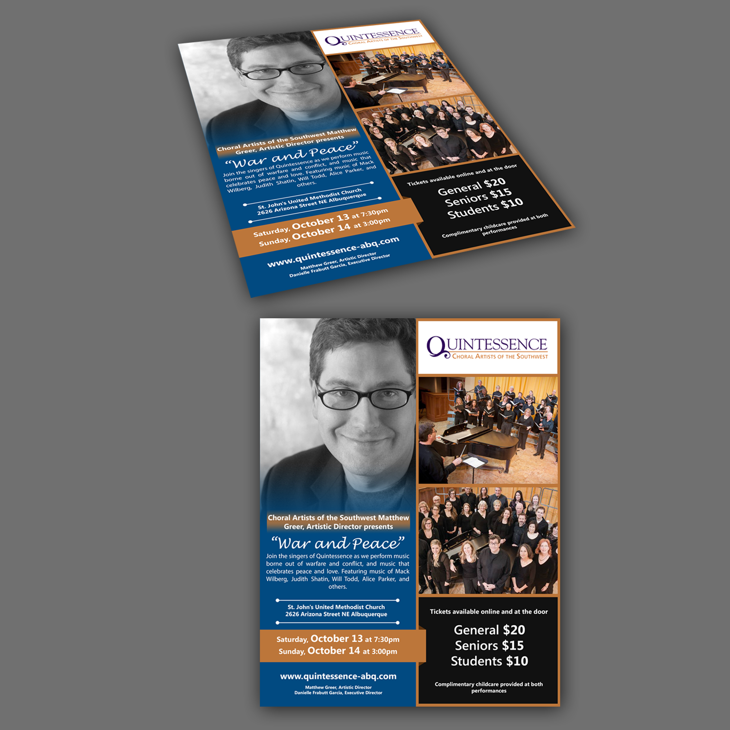 Diseño de Flyer por Schöpfer para St. John's United Methodist Church | Diseño #19652053