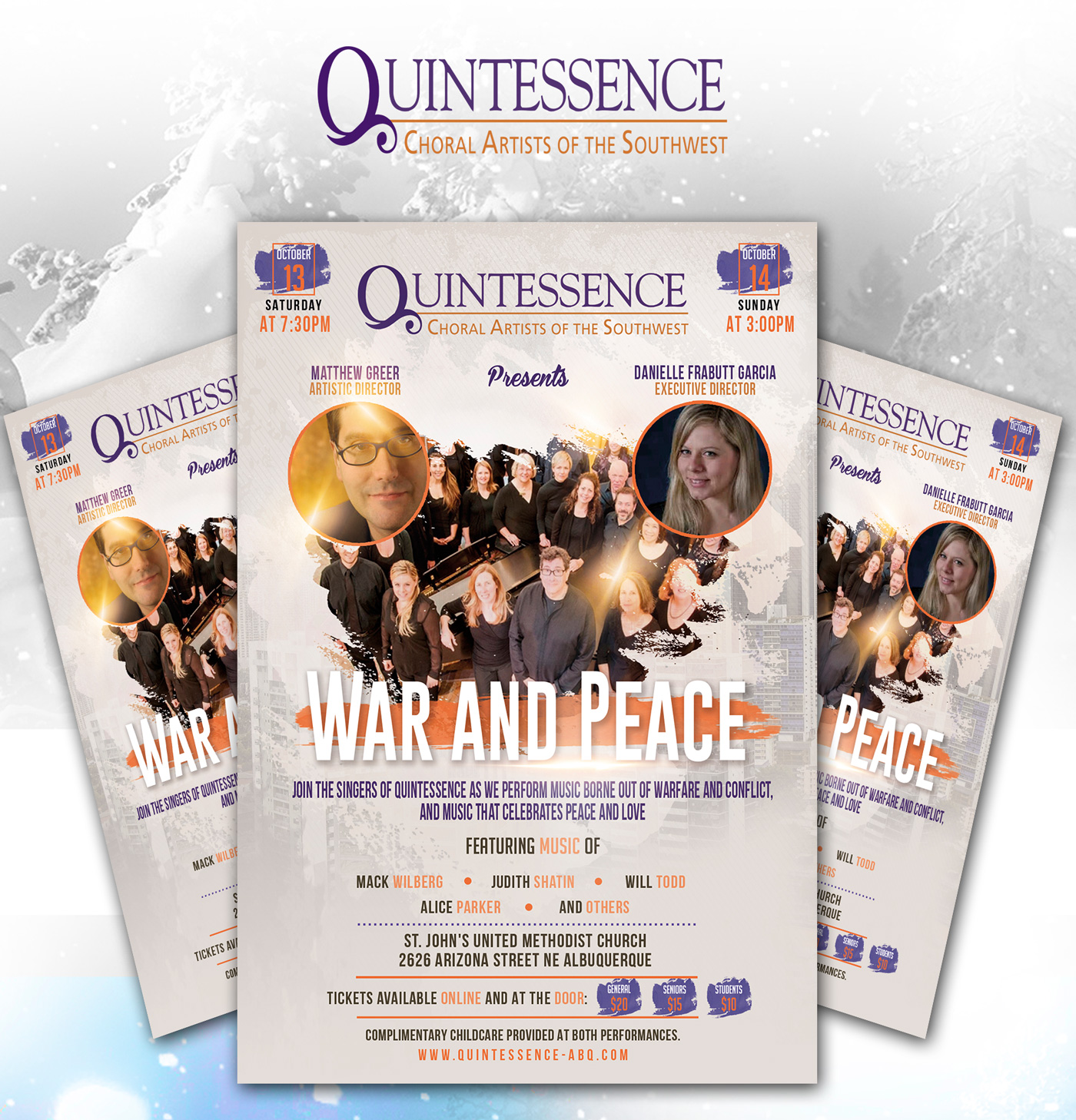 Diseño de Flyer por Jean Pool para St. John's United Methodist Church | Diseño #19634129