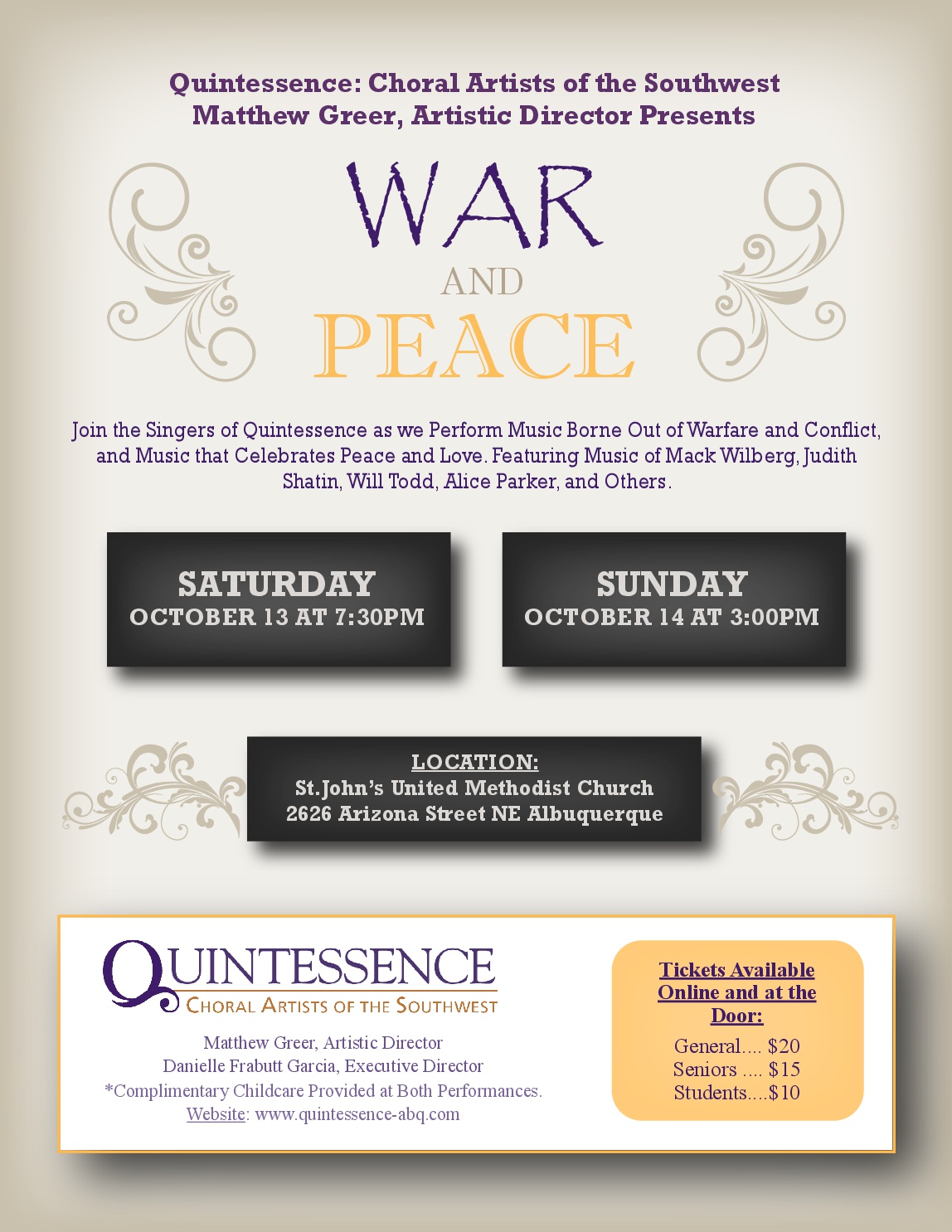 Flyer Design by djgrimm966 for St. John's United Methodist Church | Design #19644979