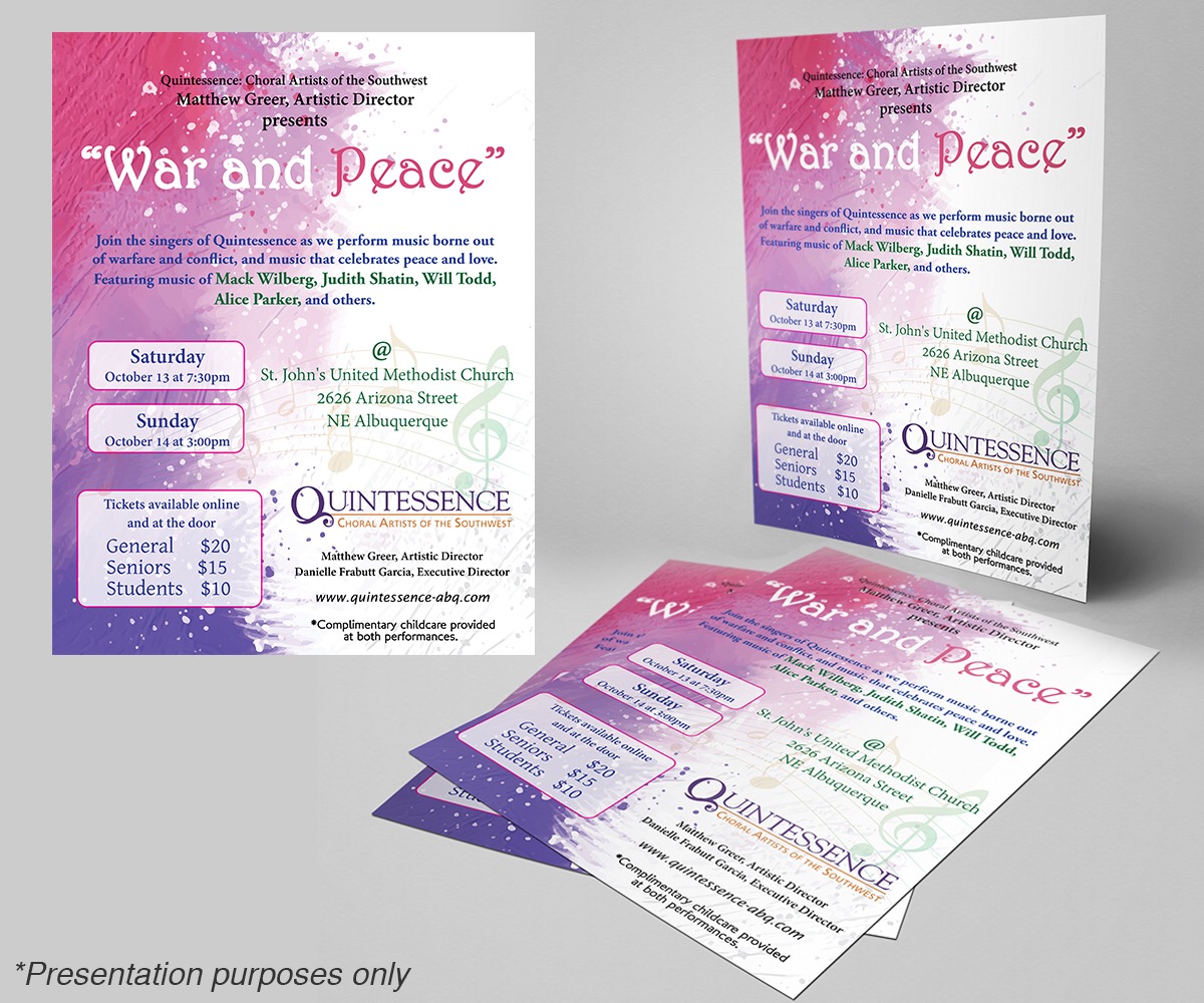 Flyer Design by JanuXart for St. John's United Methodist Church | Design #19637493