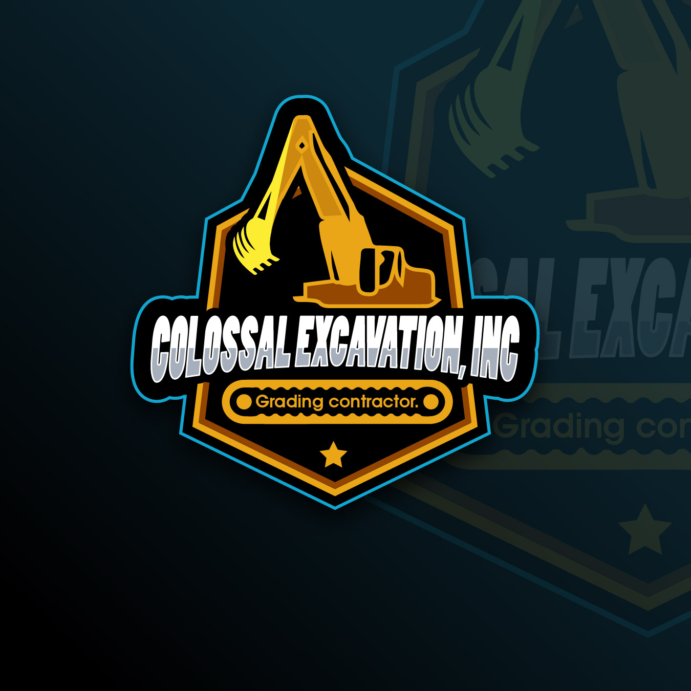Logo Design by ErrAr for Colossal excavation, inc. | Design #19678090