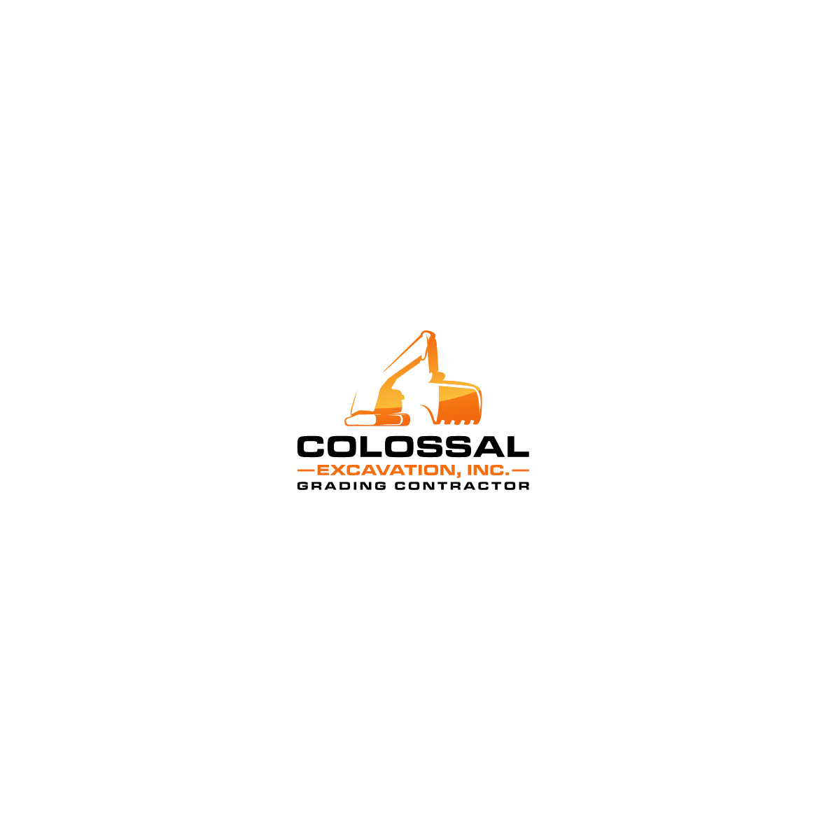 Logo Design by logo_s for Colossal excavation, inc. | Design #19684545