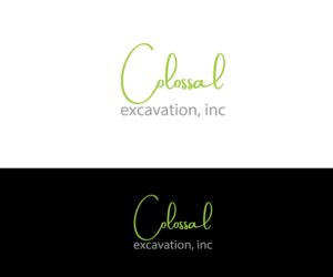 Logo-Design von skyDesignbox für Colossal excavation, inc. | Design: #19651857