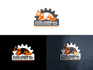 Logo-Design von Slant Line Media für Colossal excavation, inc. | Design: #19699278