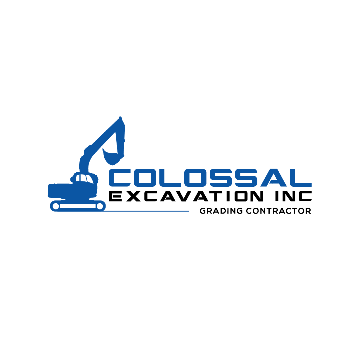 Logo Design by rozT for Colossal excavation, inc. | Design #19701900