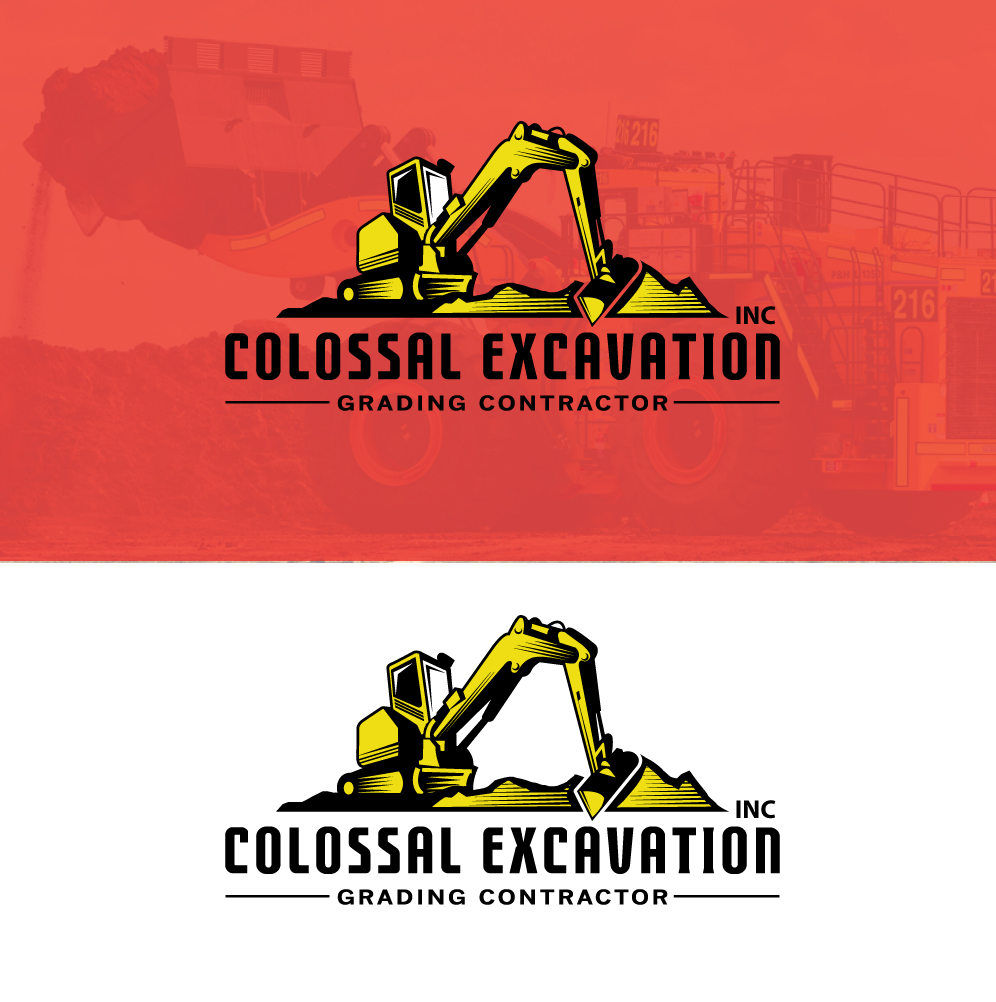 Logo Design by quantumwebtech for Colossal excavation, inc. | Design #19702346