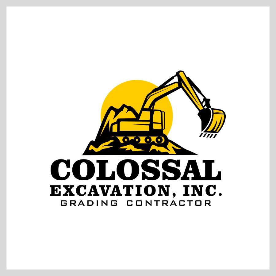 Logo Design by quantumwebtech for Colossal excavation, inc. | Design #19702360