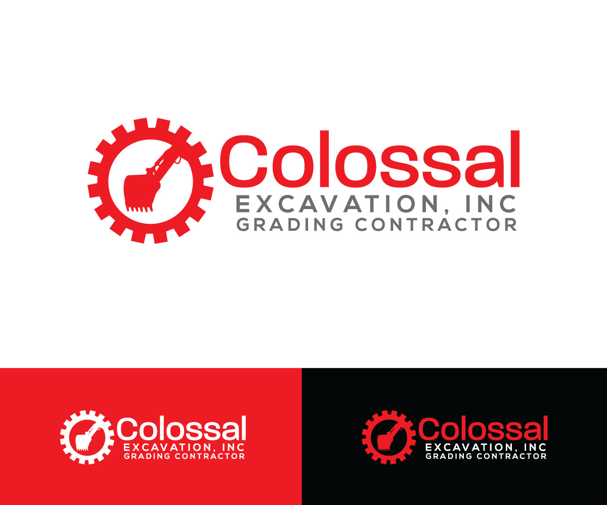 Logo Design by designmind78 for Colossal excavation, inc. | Design #19647702