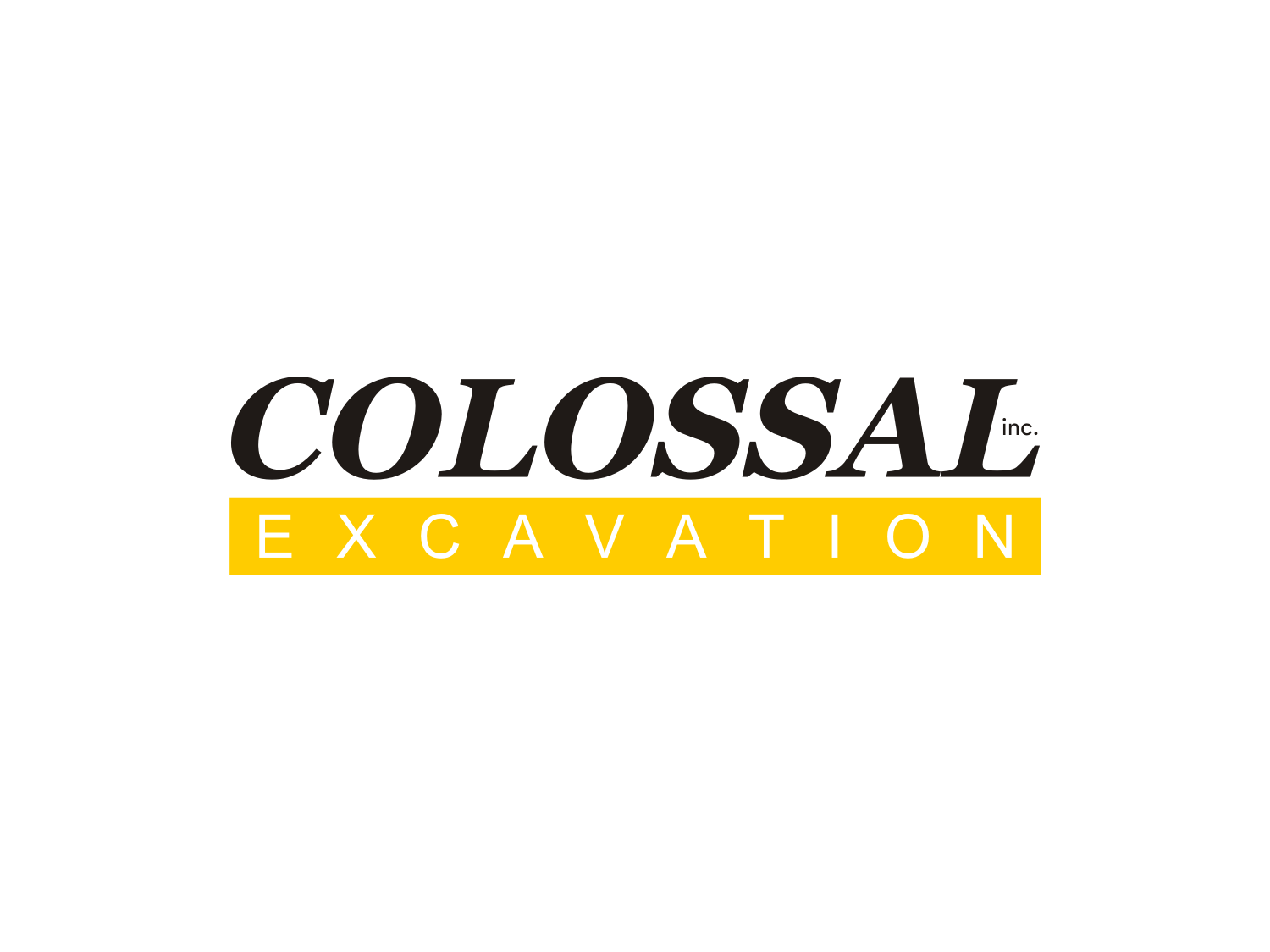 Diseño de Logo por R16 para Colossal excavation, inc. | Diseño #19696602