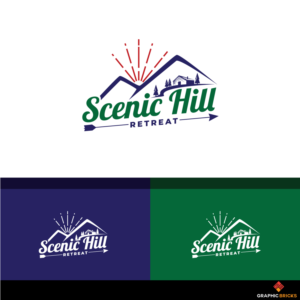 Scenic Hill Retreat | Diseño de Logo por Graphic Bricks