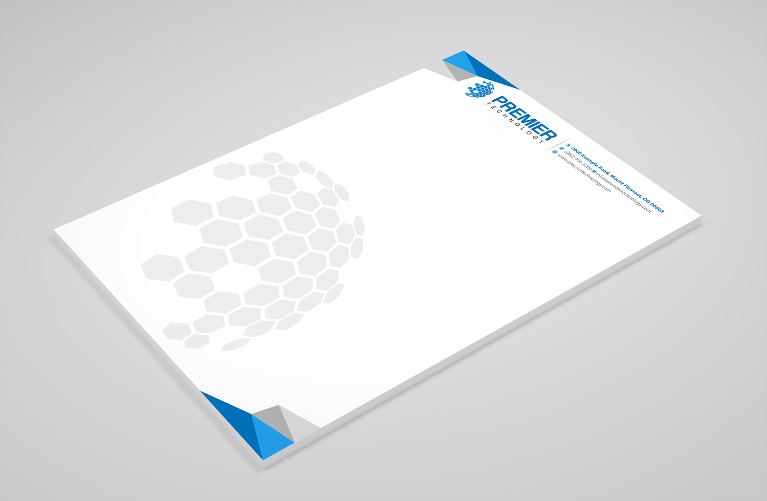 Stationery Design by Petter Goms for Premier Technology | Design #19763817