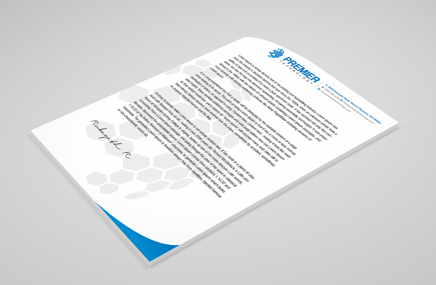 Stationery Design by Petter Goms for Premier Technology | Design #19763948