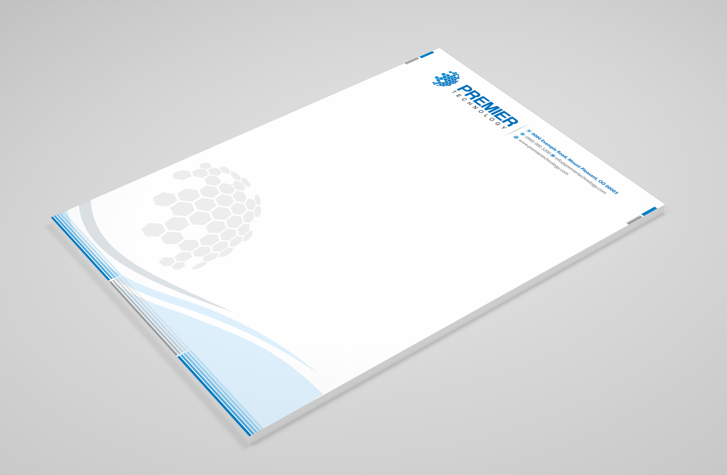 Stationery Design by Petter Goms for Premier Technology | Design #19764101