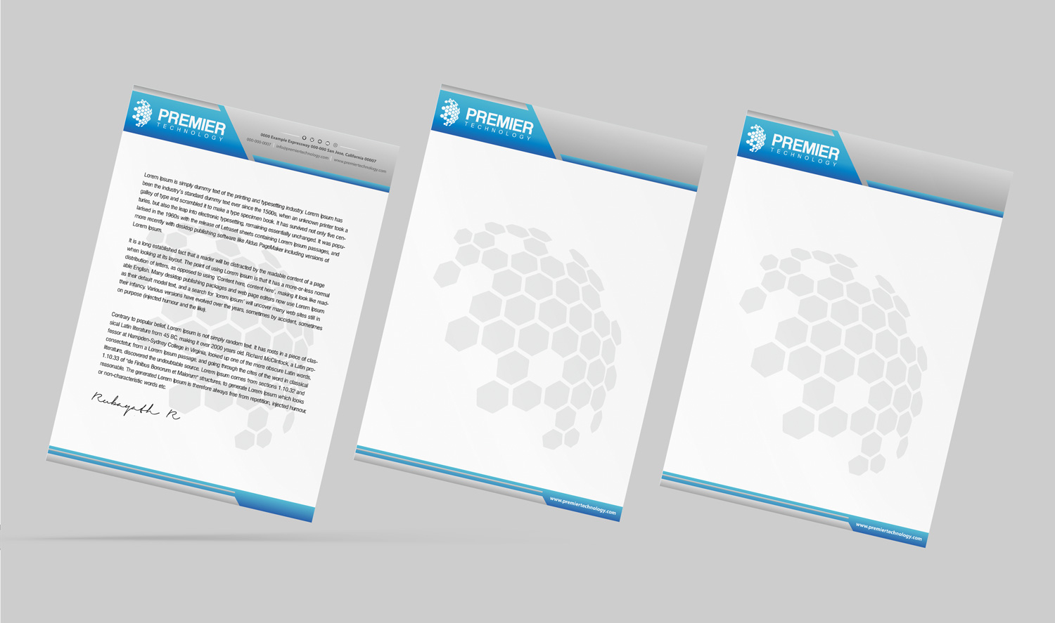 Stationery Design by Petter Goms for Premier Technology | Design #19775806