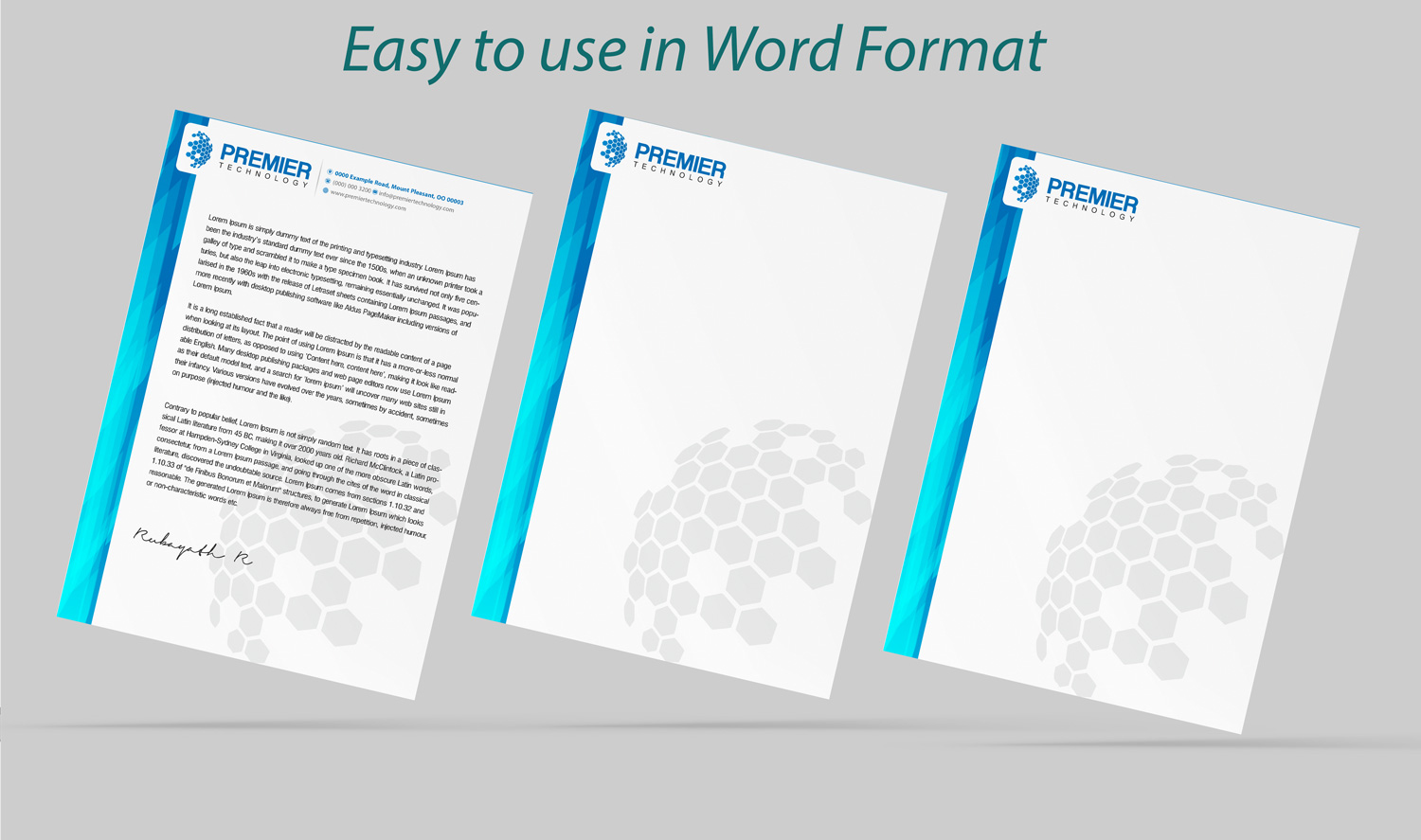 Stationery Design by Petter Goms for Premier Technology | Design #19785226