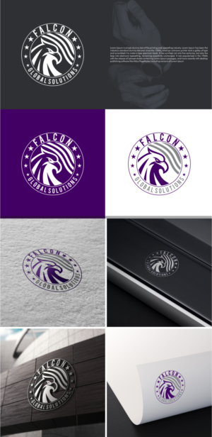 Falcon Global Solutions | Logo Design by Jroeh_Studio