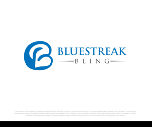 Logo Design by Md Amran Hossain for Bluestreak Crystals, Bluestreak Jewellery & Mi Web Design | Design: #19665125