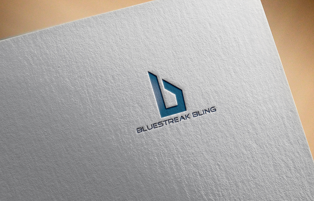 Logo Design by Rosaleen for Bluestreak Crystals, Bluestreak Jewellery & Mi Web Design | Design #19653549