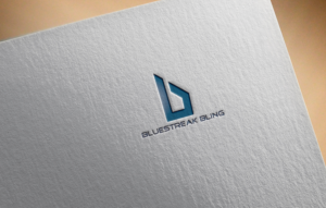 Logo Design by Rosaleen for Bluestreak Crystals, Bluestreak Jewellery & Mi Web Design | Design: #19653549