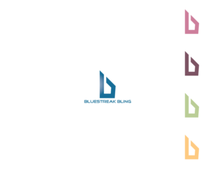 Logo Design by Rosaleen for Bluestreak Crystals, Bluestreak Jewellery & Mi Web Design | Design: #19653552