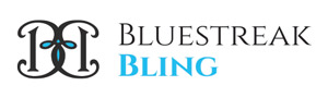 Logo Design by CC Creative Design for Bluestreak Crystals, Bluestreak Jewellery & Mi Web Design | Design #19683384