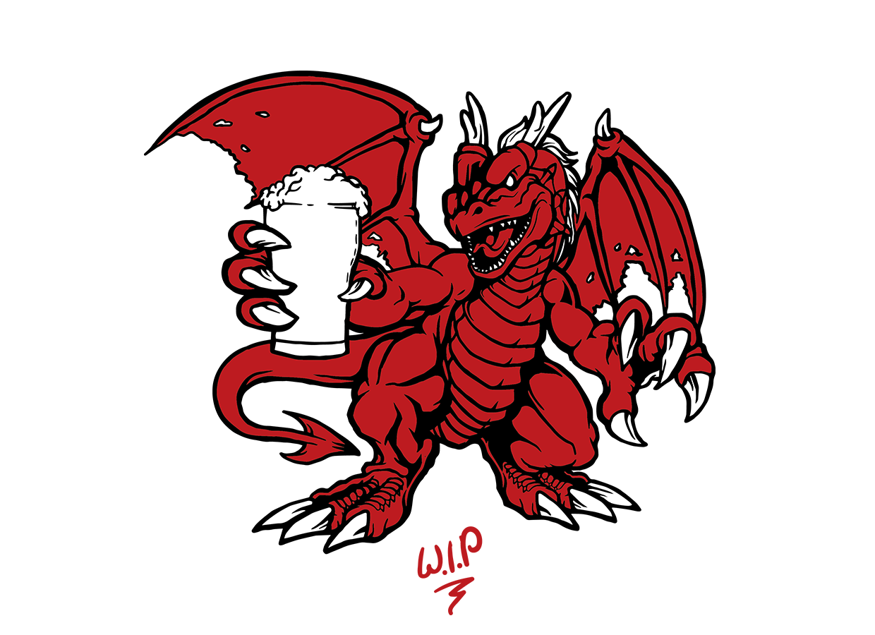 T-shirt Design by cithuwill for Red Dragon Brewery, LLC | Design #19643837
