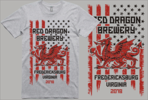 T-shirt Design by Rox Art Design for Red Dragon Brewery, LLC | Design #19648433