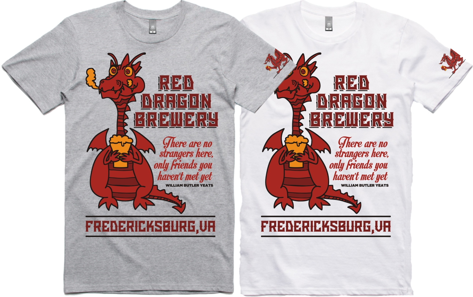 T-shirt Design by Rox Art Design for Red Dragon Brewery, LLC | Design #19649988