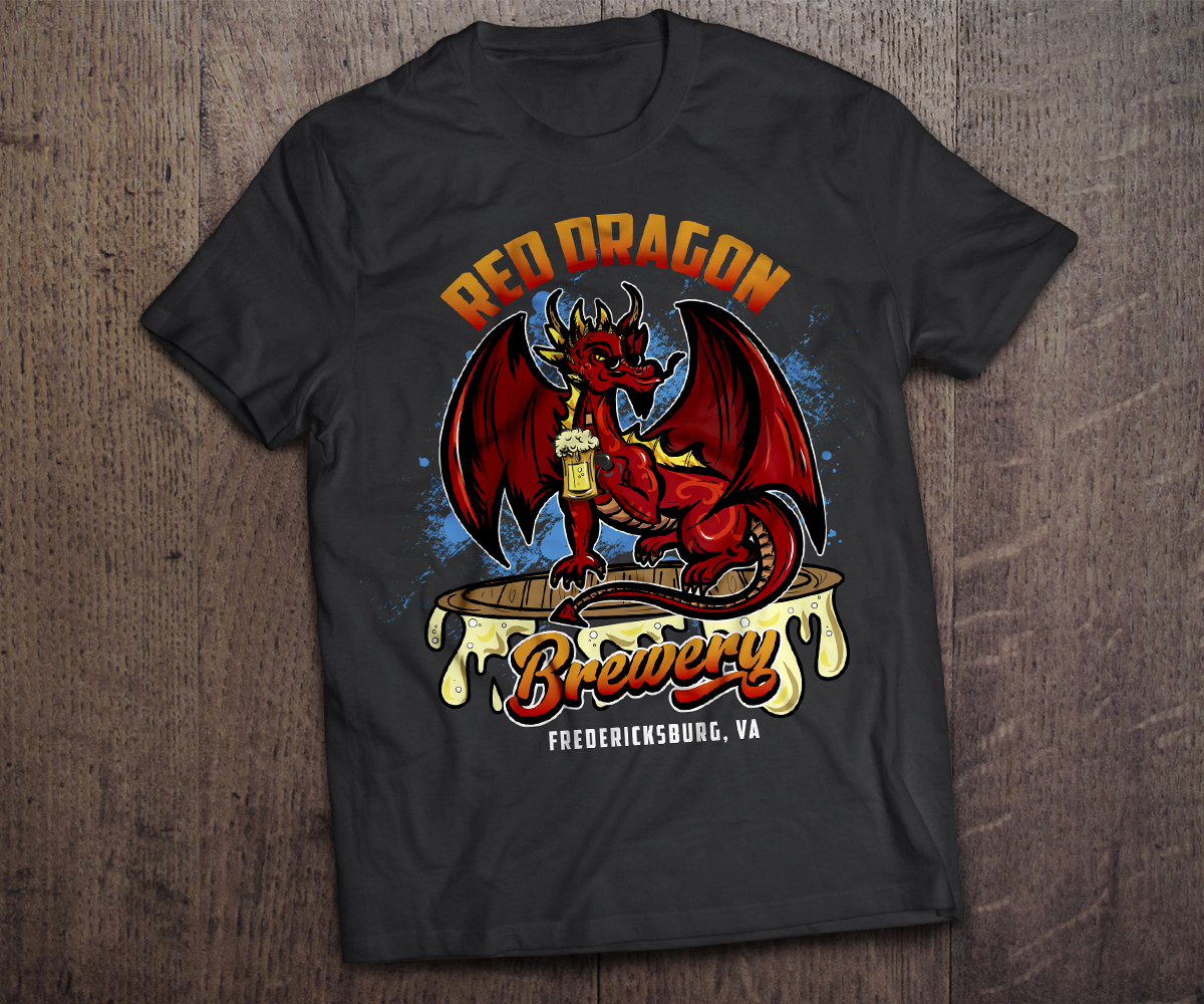 Design de T-shirt par FigliaPerduta pour Red Dragon Brewery, LLC | Design #19642652