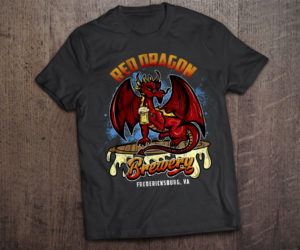 T-shirt Design by FigliaPerduta for Red Dragon Brewery, LLC | Design #19642652