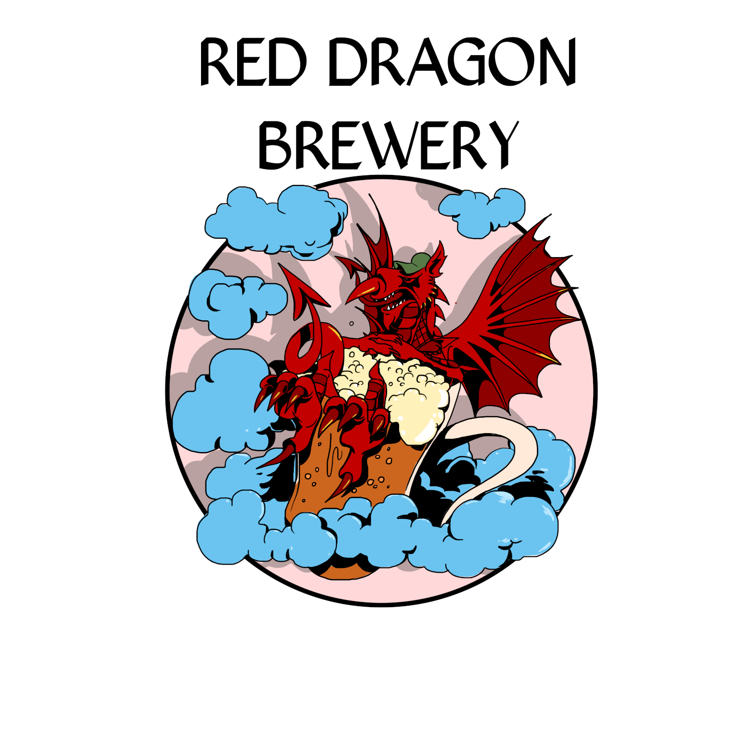 T-shirt Design by Tomi Ax for Red Dragon Brewery, LLC | Design #19640690