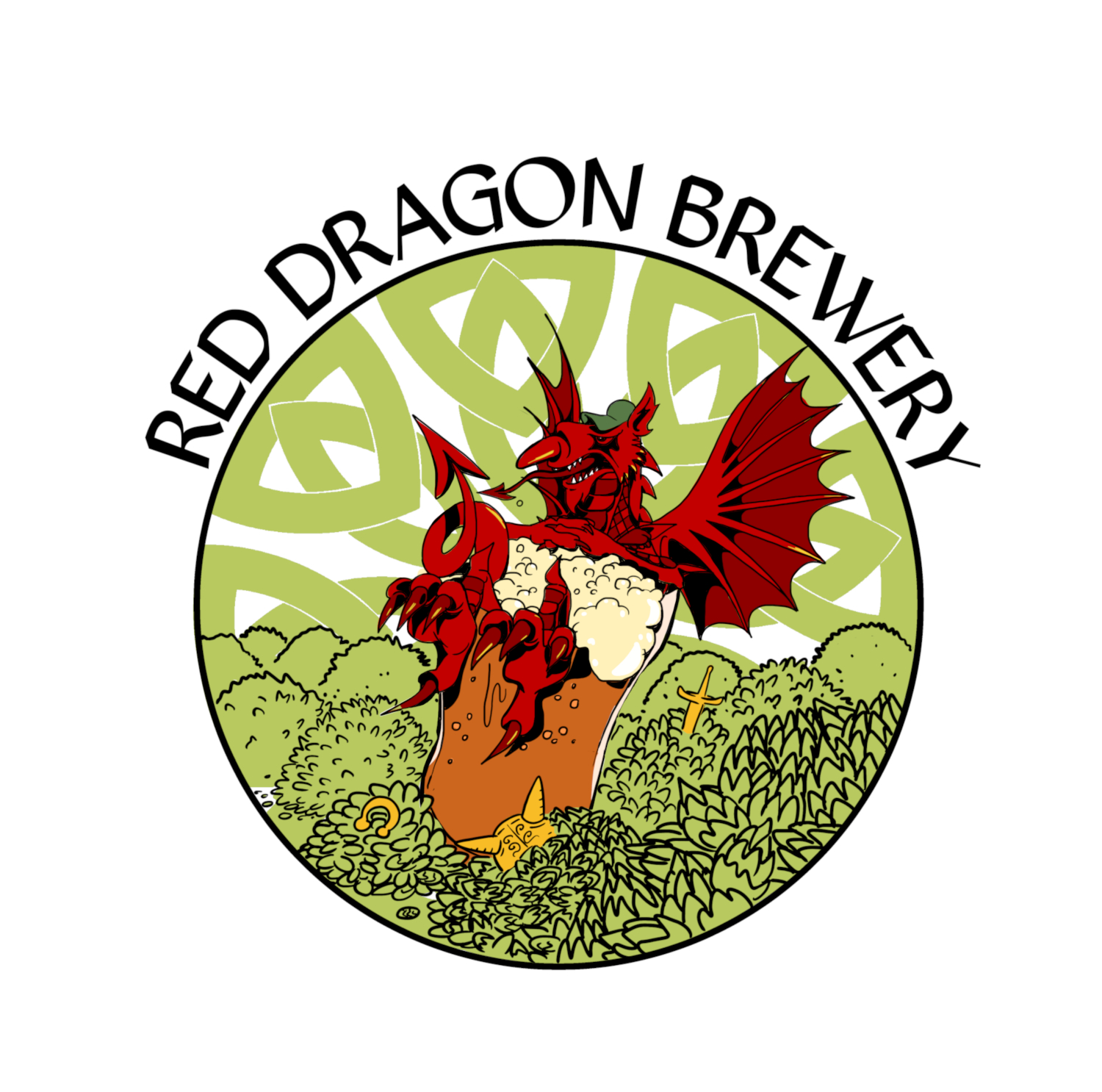 T-shirt Design by Tomi Ax for Red Dragon Brewery, LLC | Design #19724200