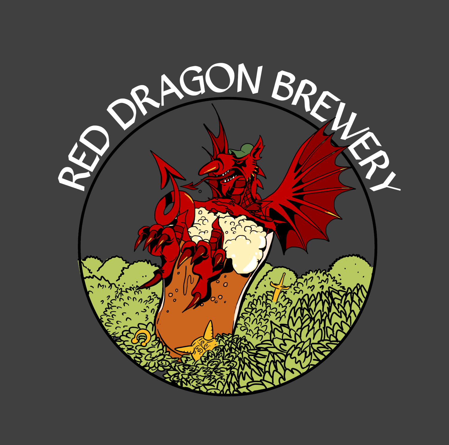 T-shirt Design by Tomi Ax for Red Dragon Brewery, LLC | Design: #19726133