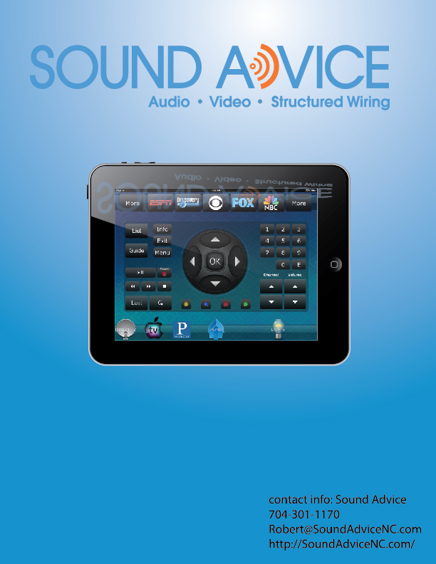 Design de Brochure par Martin pour Sound Advice | Design #2954089