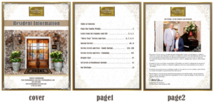 Resident Guide for Senior Living Community | Magazine Design by edge design