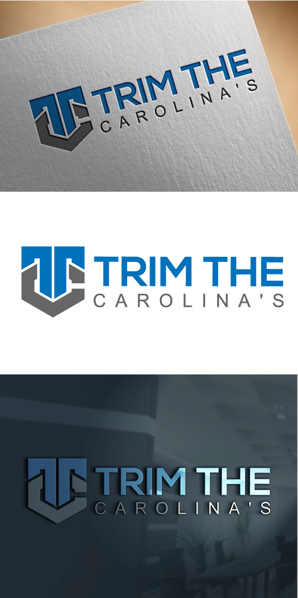 Logo Design by .......- for Trim the Carolina's | Design #19669880