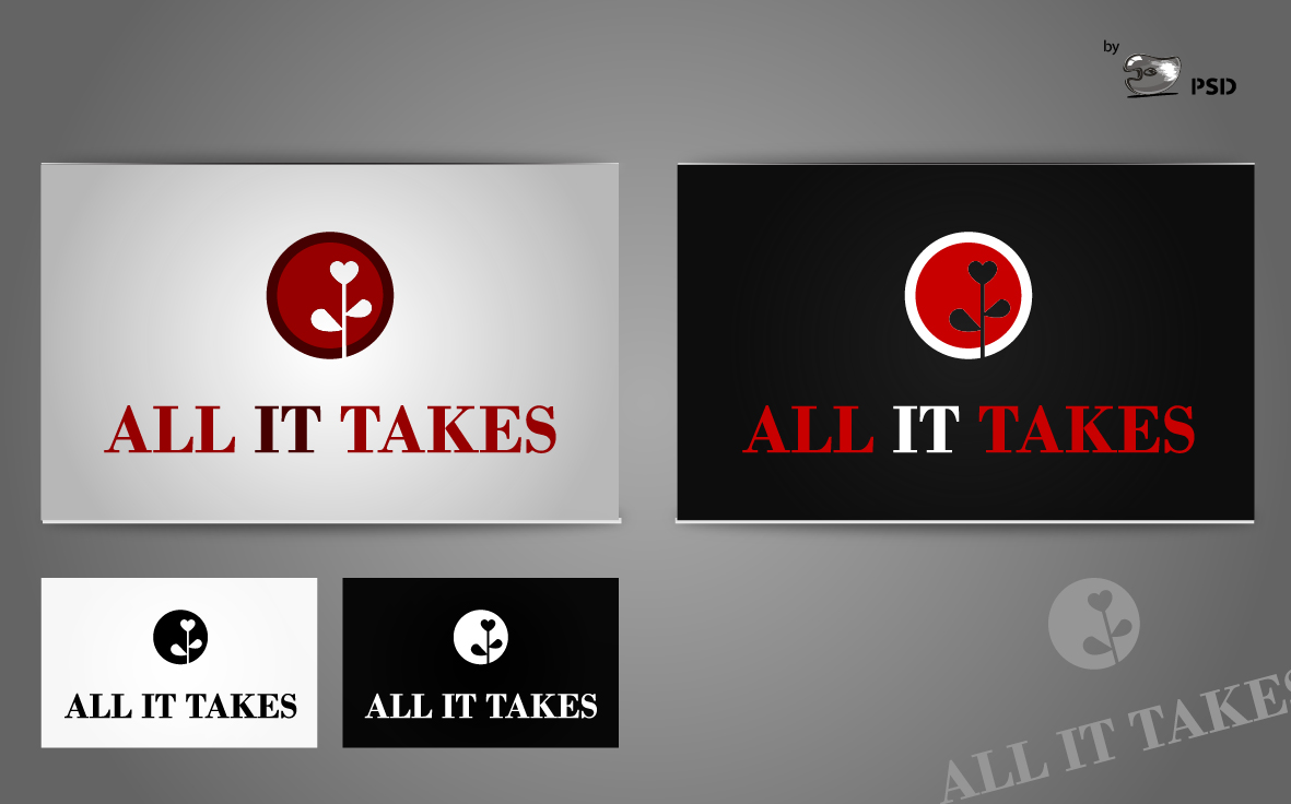 Design de Logo par byPSD pour All It Takes | Design #2905717