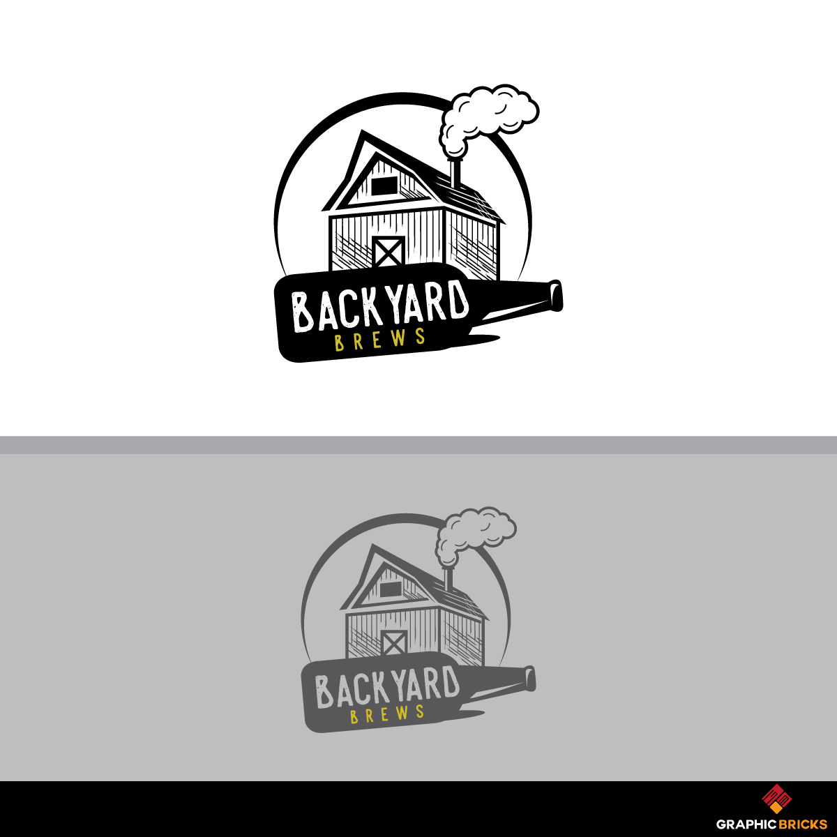 Logo Design by Graphic Bricks for Backyard Brews | Design: #19657505