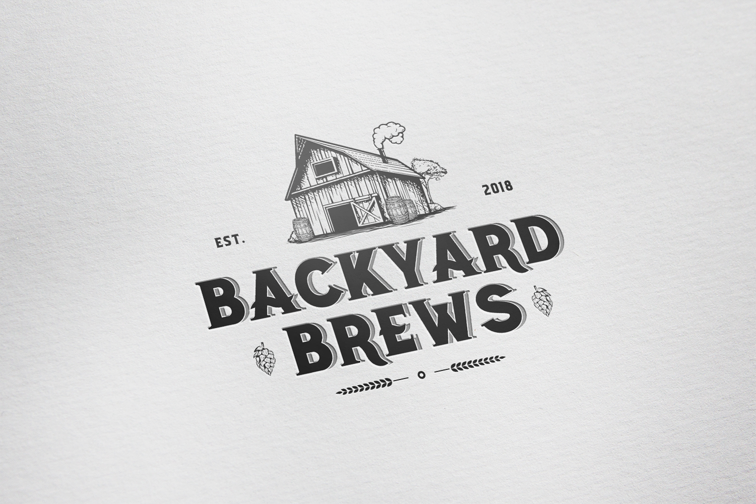 Logo Design by Ankit Bhattarai for Backyard Brews | Design #19654027