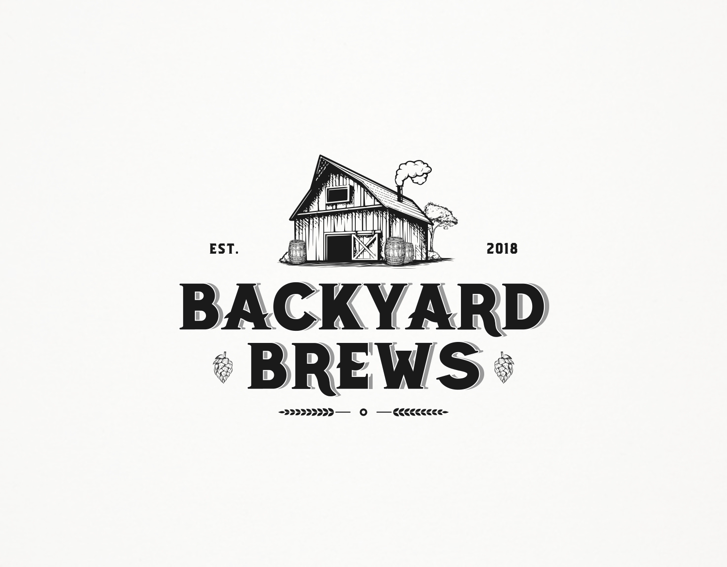 Logo Design by Ankit Bhattarai for Backyard Brews | Design #19654028