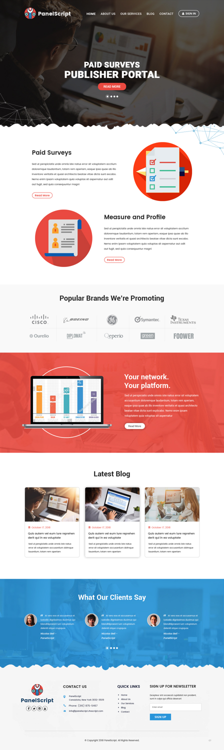 Web Design by pb for Opinion Capital inc. | Design #19651668