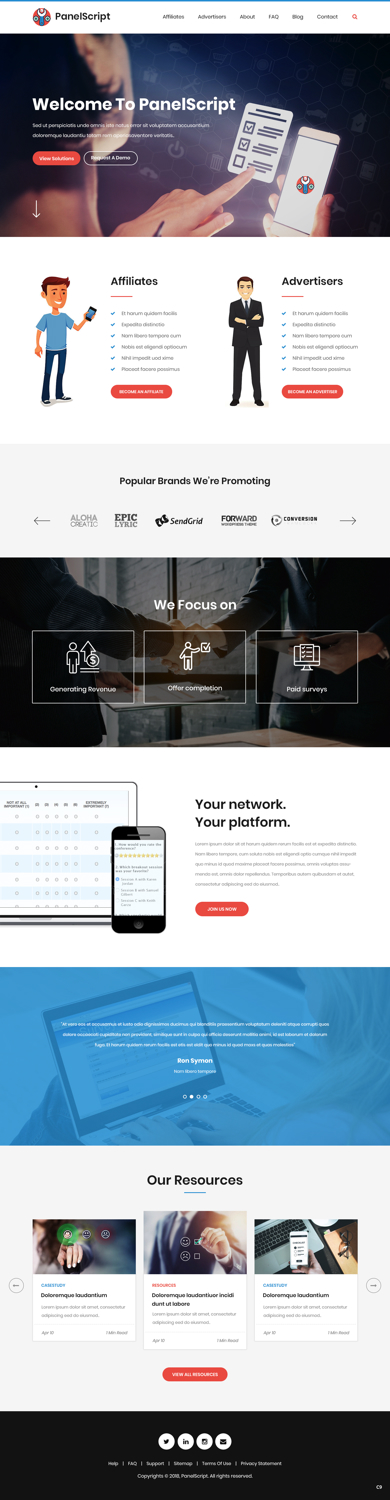 Web Design by pb for Opinion Capital inc. | Design #19651669