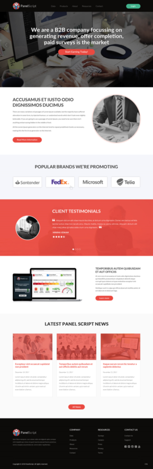 Diseño Web por pb para Opinion Capital inc. | Diseño: #19651671