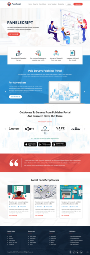 Diseño Web por pb para Opinion Capital inc. | Diseño: #19651672