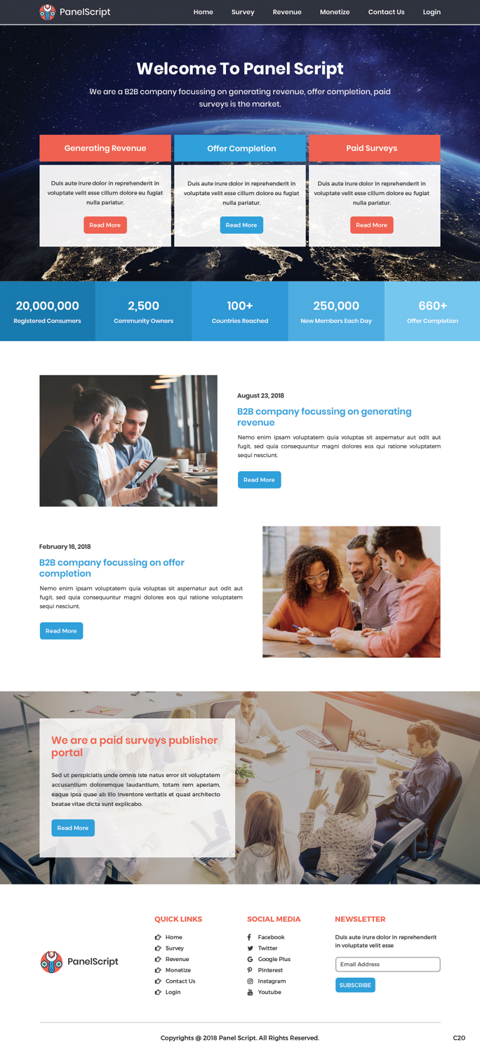 Web Design by pb for Opinion Capital inc. | Design #19651674